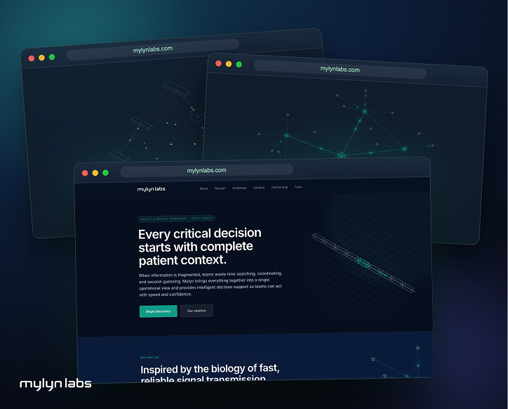 Mylyn Labs desktop website presentation